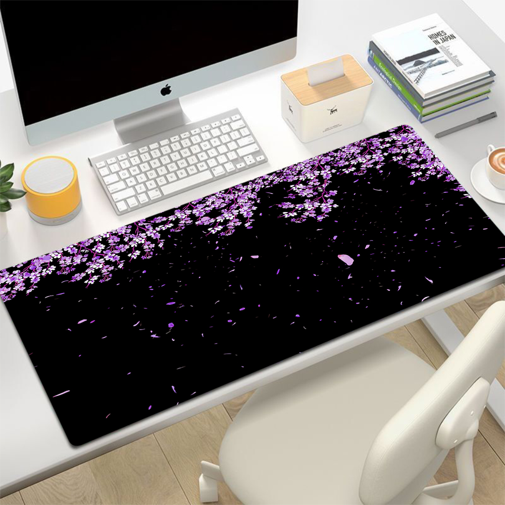 Tradescantia Purple - Computer Mousepad XXL Gamer Desk Mat