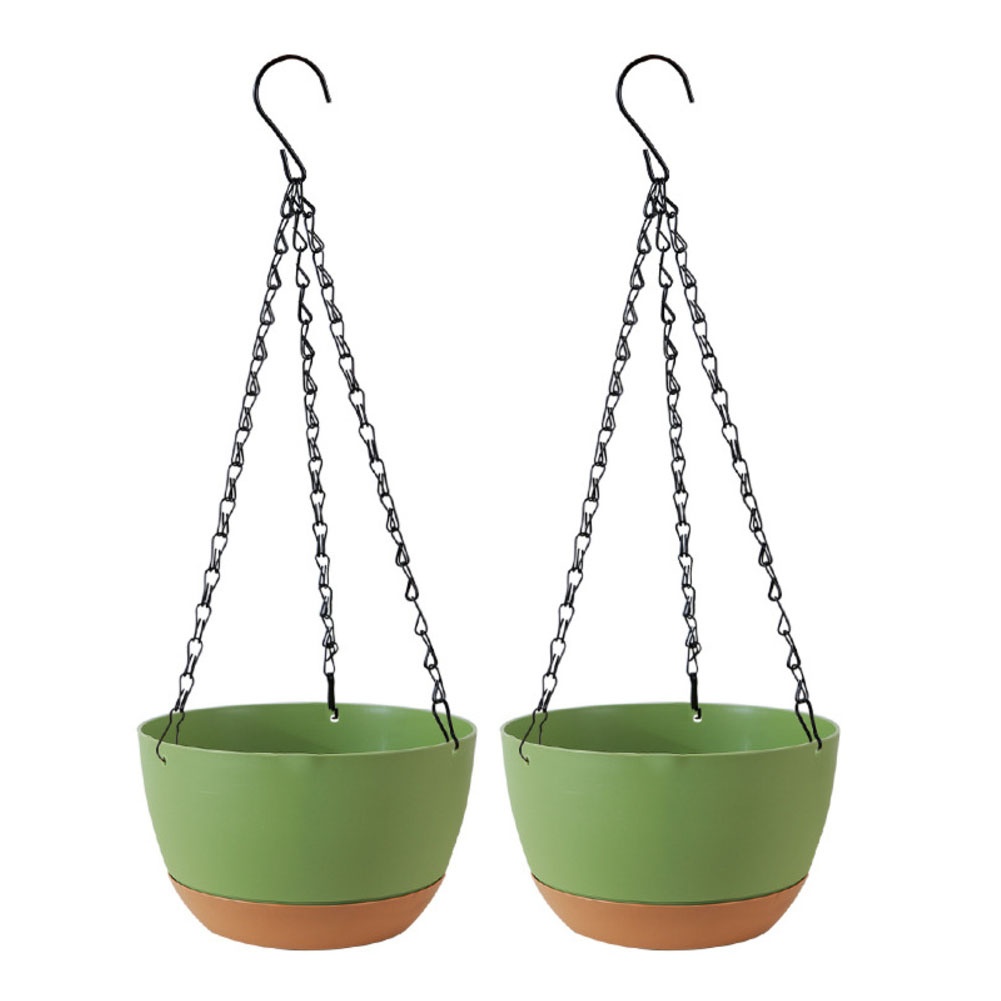 Aloe Vera Pot - Lightweight Outdoor Hanging Pots Black Hanging