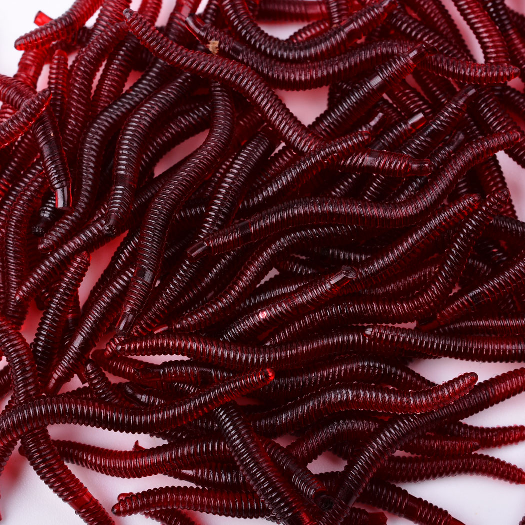 50pcs Lifelike Red Worm Soft L - Aglaonema Red บทวิจารณ์และราคา