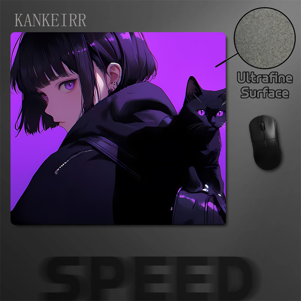 Kawaii Anime Purple Girl Mouse - Tradescantia Purple บทวิจารณ์และราคา