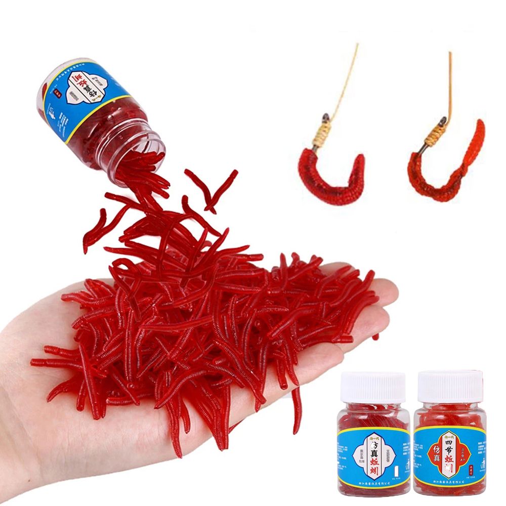 100pcs/Bottle Realistic Tackle - Aglaonema Red บทวิจารณ์และราคา