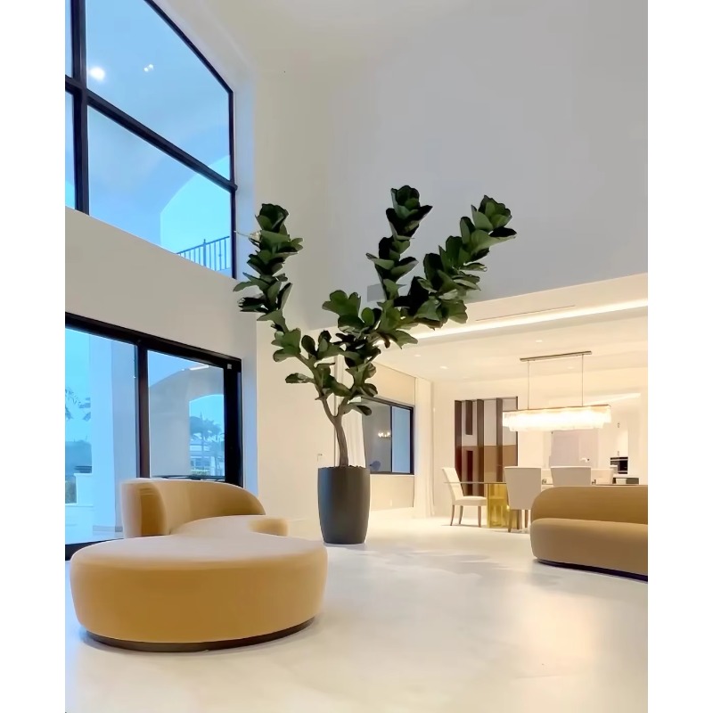 Artificial Plants Indoor Potte - Ficus Lyrata Tree บทวิจารณ์และราคา