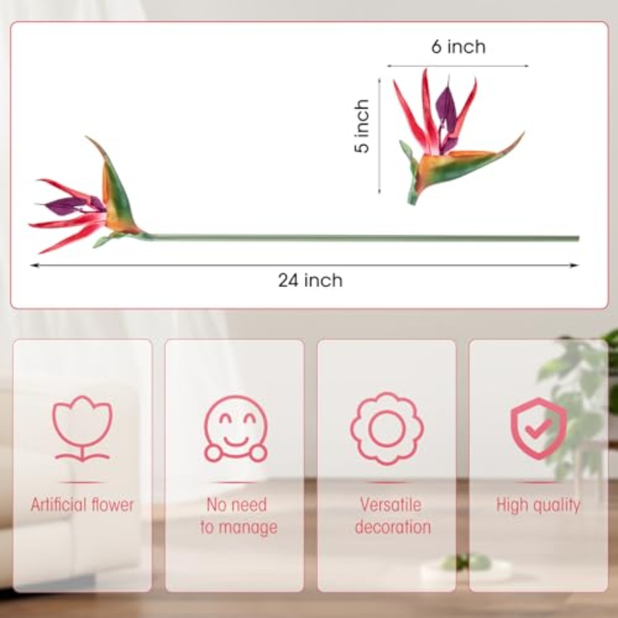 Pcs Bird of Paradise Artificia - Bird Paradise Strelitzia บทวิจารณ์และราคา