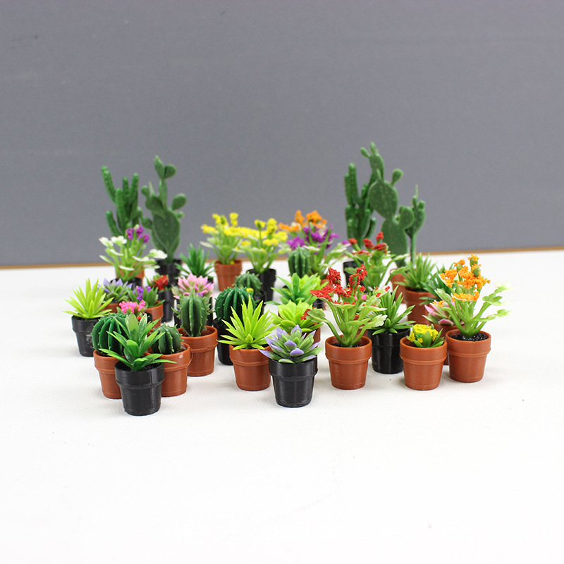 Mini Simulated Plants Cactus S - Echeveria Succulent บทวิจารณ์และราคา