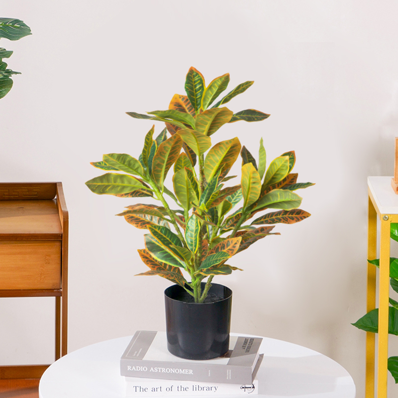 24-41cm Artificial Plants Fake - Ficus Lyrata Tree บทวิจารณ์และราคา
