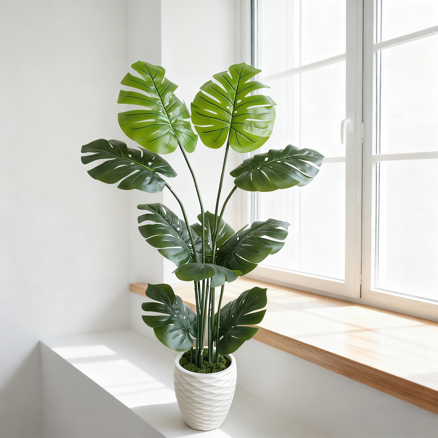 140Cm/4.6Ft Artificial Monster - Dracaena Marginata บทวิจารณ์และราคา