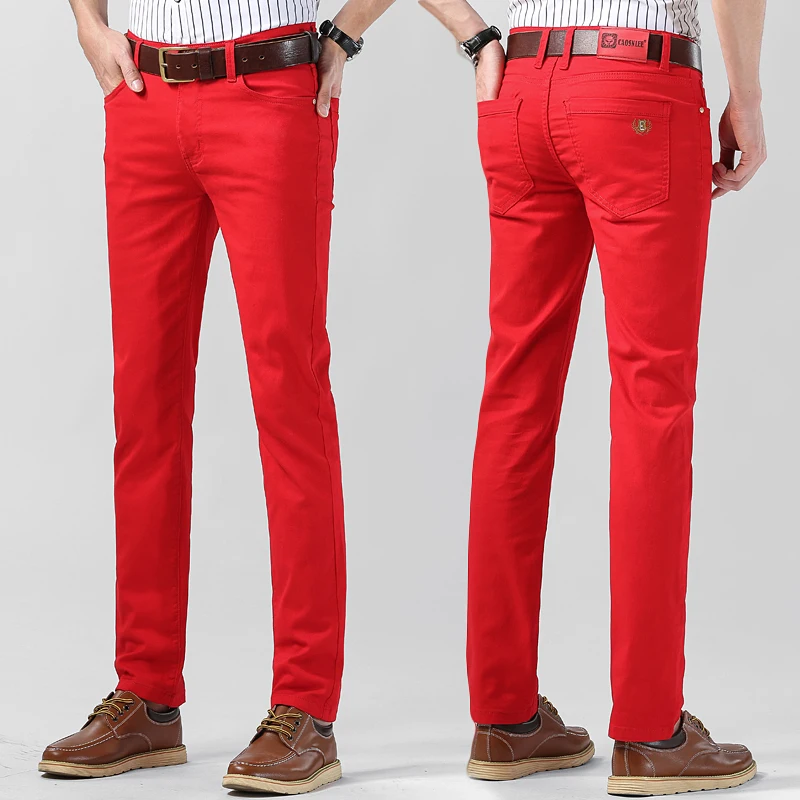 Men's Colorful Denim Stretch S - Aglaonema Red บทวิจารณ์และราคา