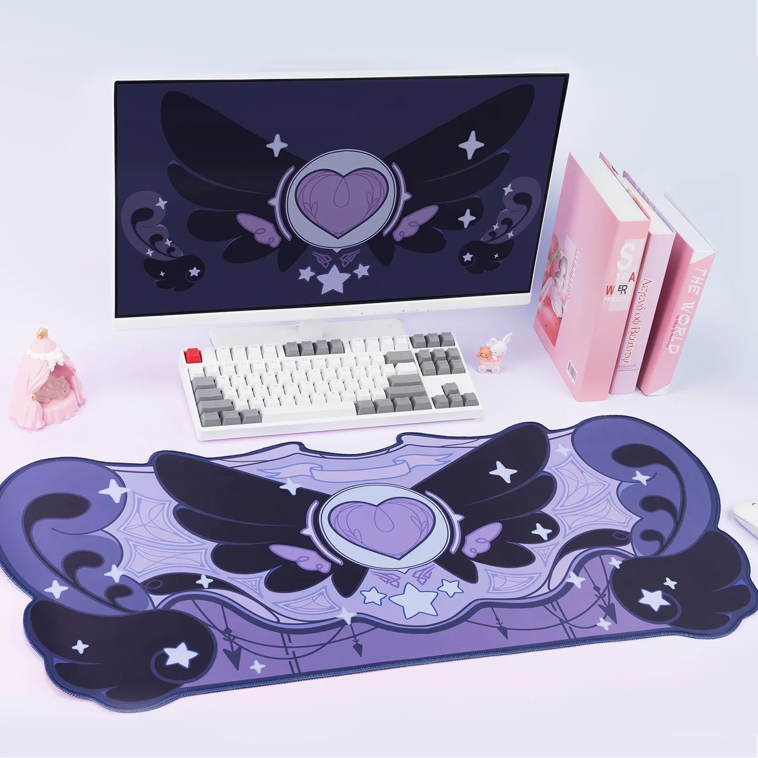 VIKAMA Mouse Pad Desk Mat Irre - Tradescantia Purple บทวิจารณ์และราคา