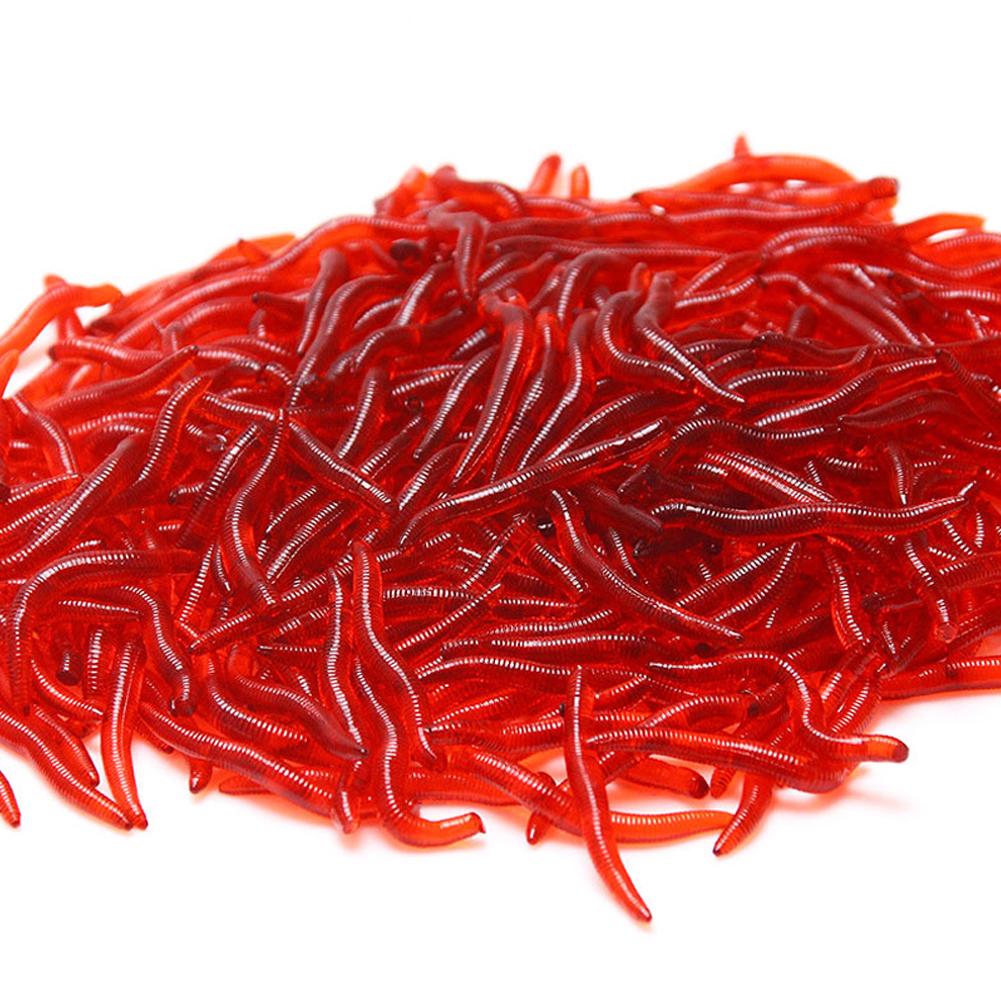 50/100PCS Soft Lure Bass Bream - Aglaonema Red บทวิจารณ์และราคา